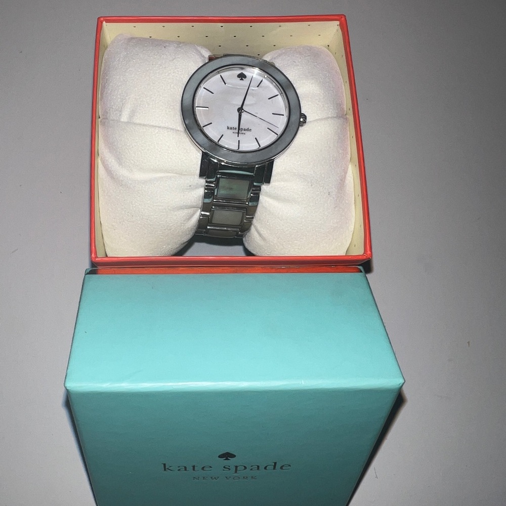 Kate Spade Gramercy Watch with Mother of Pearl Face and Band